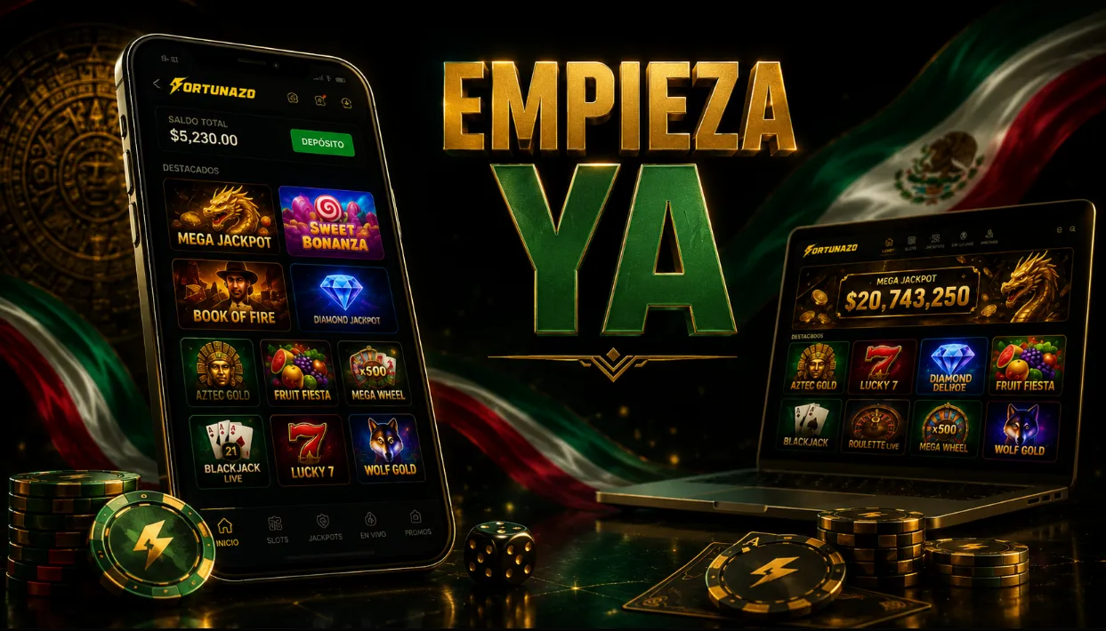 Fortunazo México para empezar a jugar en casino online